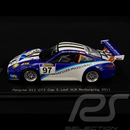 Porsche 911 type 997 GT3 Cup 5. Lauf VLN Nürburgring 2011 n°97 1/43 Spark