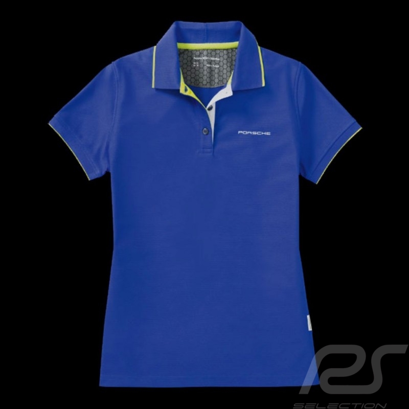 Porsche polo shirt Sport Collection Blue / Green WAP546H - women