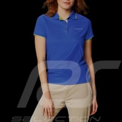 Porsche polo shirt Sport Collection Blue / Green WAP546H - women
