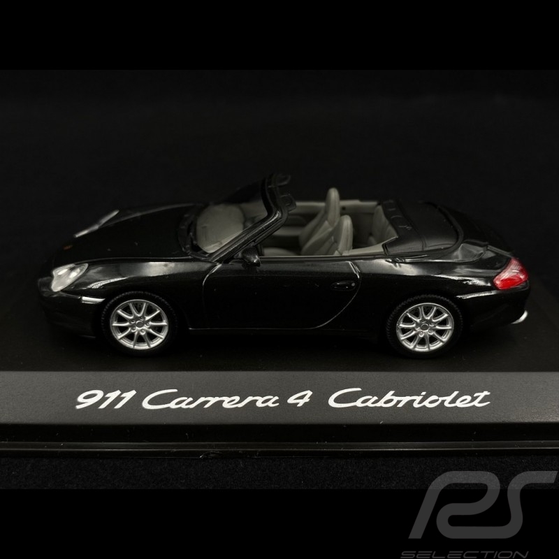 Porsche 911 Type 996 Carrera 4 Cabriolet noir 1/43 Minichamps WAP02008512