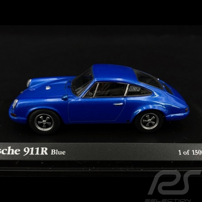 Porsche 911 R Blue metallic 1/43 Kyosho S0011005