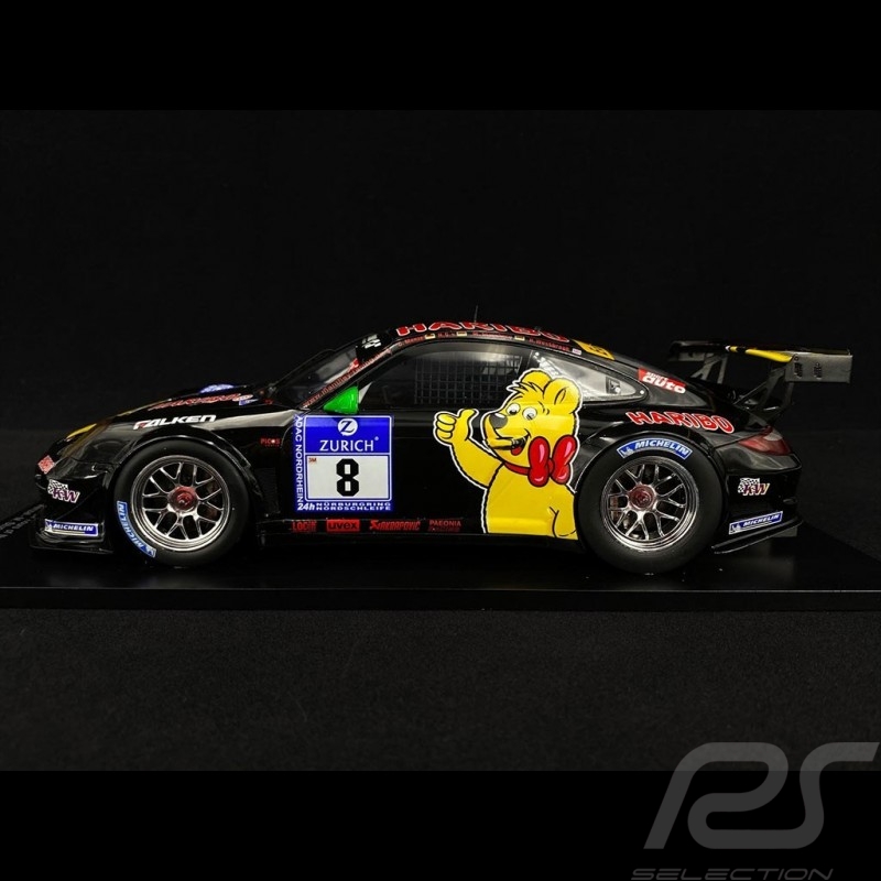 Porsche 911 GT3 R typ 997 24h Nürburgring 2011 n° 8 Haribo 1/18 Spark 18SG01