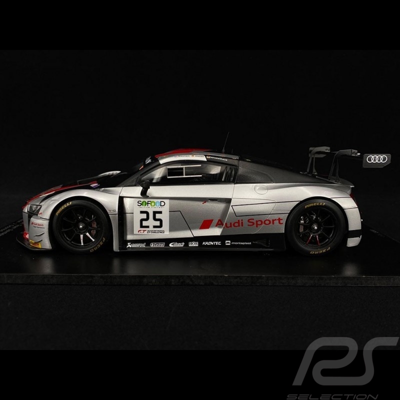 Audi R8 LMS Winner 24h Spa 2017 n° 25 Team Saintéloc 1/18 Spark 18SB006