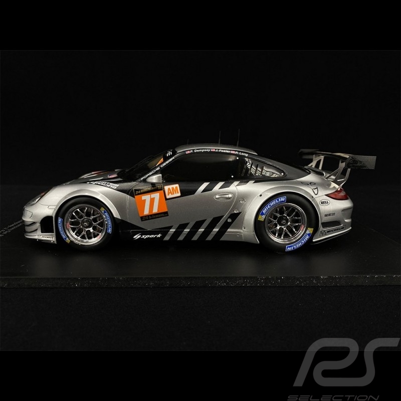 Porsche 911 GT3 RSR typ 997 n° 77 24h Le Mans 2013 Dempsey 1/18 Spark 18S104