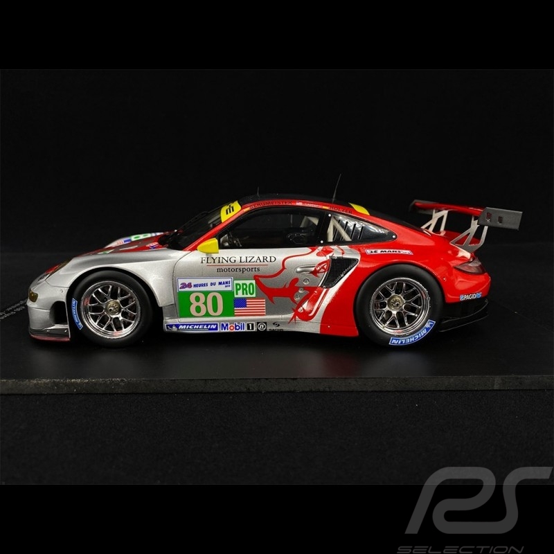 Porsche 911 RSR type 997 n° 80 24h Le Mans 2012 Flying Lizard 1/18 Spark 18S074