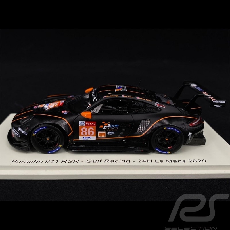 Porsche 911 RSR Type 991 n° 86 Gulf Racing 24h Le Mans 2020 1/43 Spark S6487
