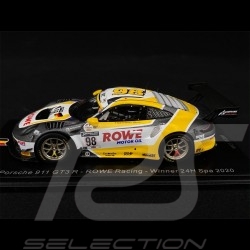Porsche 911 GT3 R Type 991 n° 98 Rowe Racing Vainqueur winner sieger 24h Spa 2020 1/43 Spark SB370