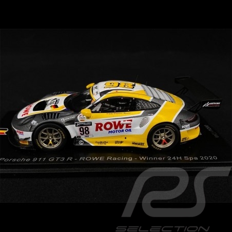 Porsche 911 GT3 R Type 991 n° 98 Rowe Racing Sieger 24h Spa 2020 1/43 Spark SB370