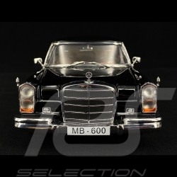 Mercedes-Benz 600 Pullman 1966 w100 Black 1/18 Sunstar SUN2209
