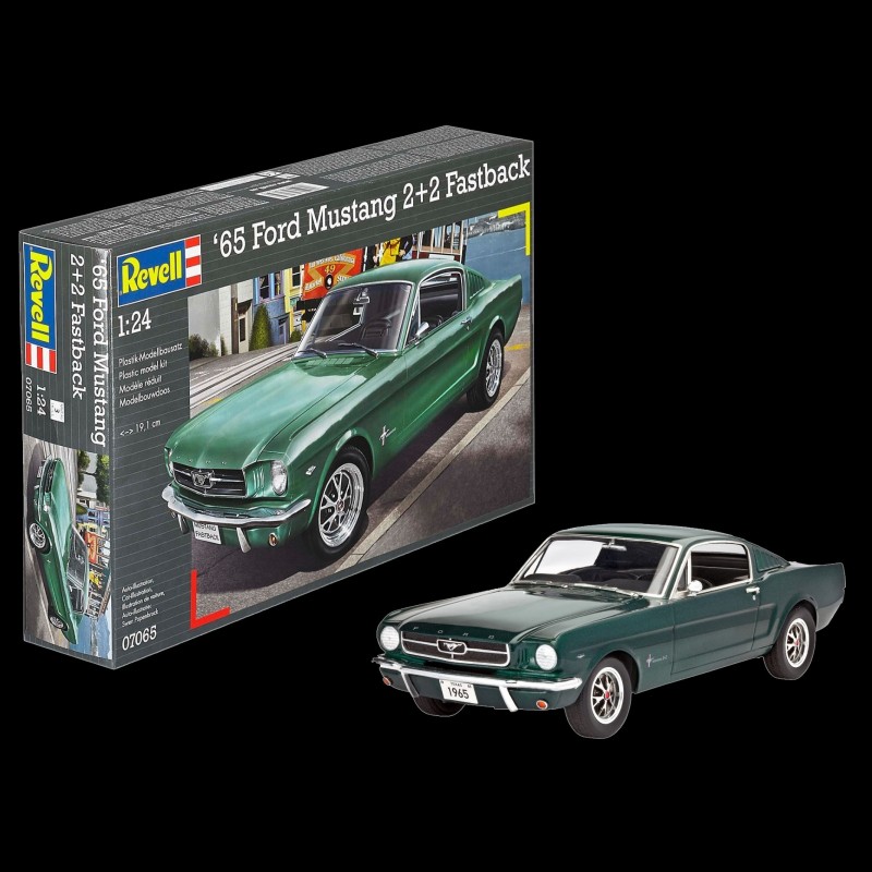 Maquette Ford Mustang 2+2 Fastback 1965 à coller et peindre 1/24