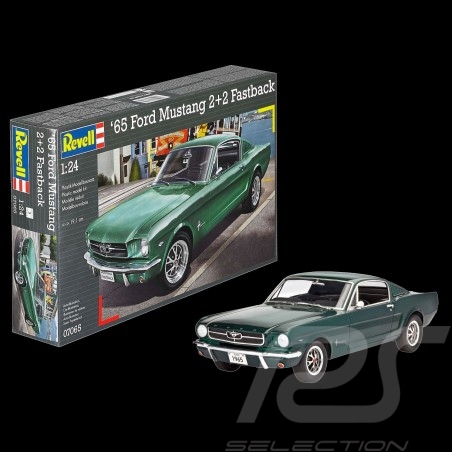 Model Ford Mustang 2+2 Fastback 1965 to glue and paint 1/24 Revell