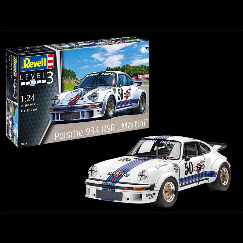 Maquette voiture : Porsche 934 RSR - Revell - Rue des Maquettes
