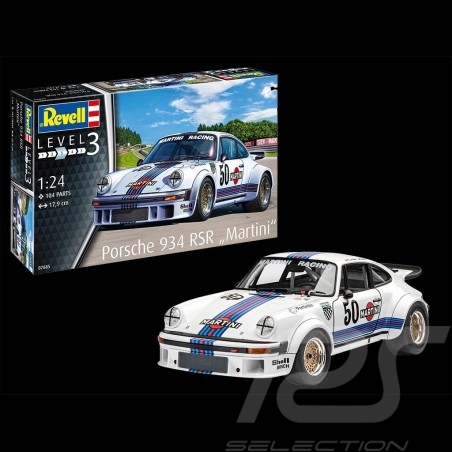 Model Porsche 934 RSR Martini 1977 to glue and paint 1/24 Revell 07685