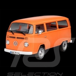 Maquette glue free model kit modell montage sans colle VW T2 Bus 1979 orange 1/24 Revell 07667