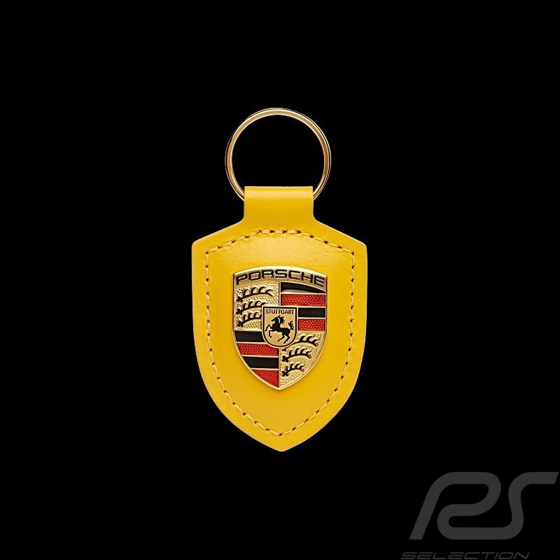 Schlüsselanhänger Porsche Wappen Speedgelb WAP0500200M12H
