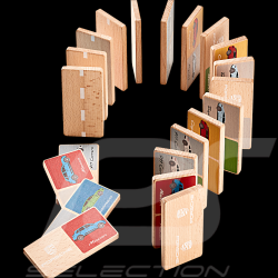 Jeu de dominos Porsche en bois multicolores WAP0400030NDOM