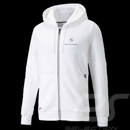 BMW M Motorsport Jacke by Puma Softshell Sweatshirt Hoodie Weiß - Herren