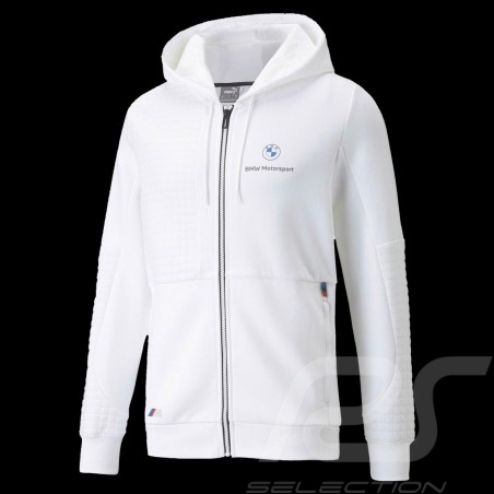 Veste BMW M Motorsport Puma Softshell Sweatshirt Hoodie Blanc - homme jacket jacke