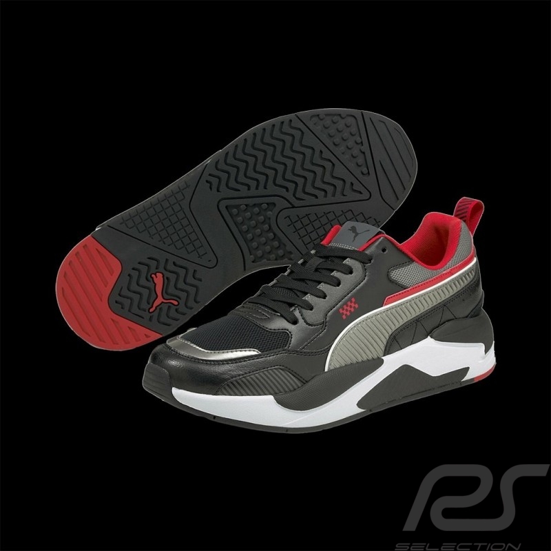 Chaussures Ferrari Puma Race X-Ray 2 Noir Gris Rouge 306953-01