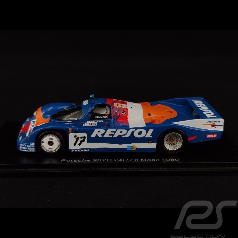 Porsche 962 C n° 17 24h Le Mans 1989 1/43 Spark S9875