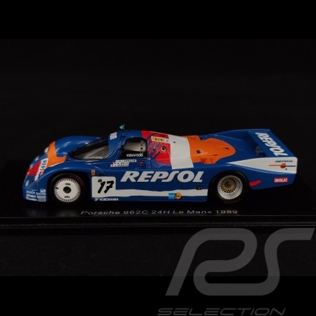 Porsche 962 C n° 17 24h Le Mans 1989 1/43 Spark S9875