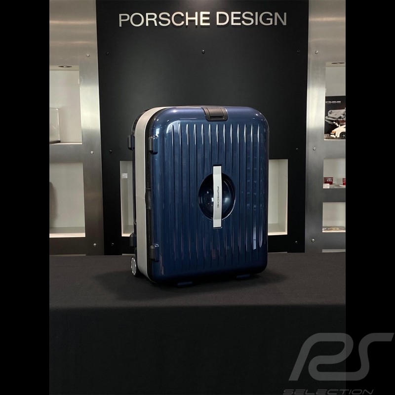 Valise hardcase koffer Trolley Porsche AluFrame Rimowa M Bleu Foncé WAP0354000AM5X