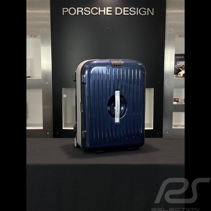 Porsche Trolley Rimowa AluFrame M Yachtingblau Metallic Medium Koffer WAP0354000AM5S