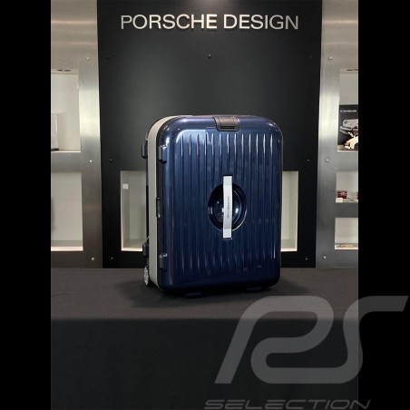 Valise hardcase koffer Trolley Porsche AluFrame Rimowa M Bleu Yachting Métallique WAP0354000AM5S