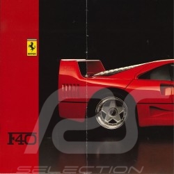Brochure Ferrari F40 09/1987 en Italien Anglais Français Allemand ﻿20M/9/87