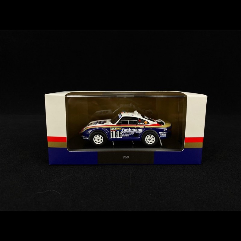 Porsche 959 n° 186 Winner Rally Paris - Dakar 1986 Rothmans 1/43