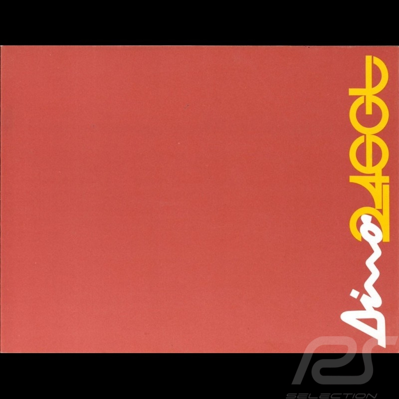 Ferrari Brochure Dino 246 GT 1970 in Italian English French N40/70