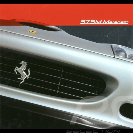 Ferrari Brochure 575M Maranello 2002 in Italian English French German ﻿N1804/02