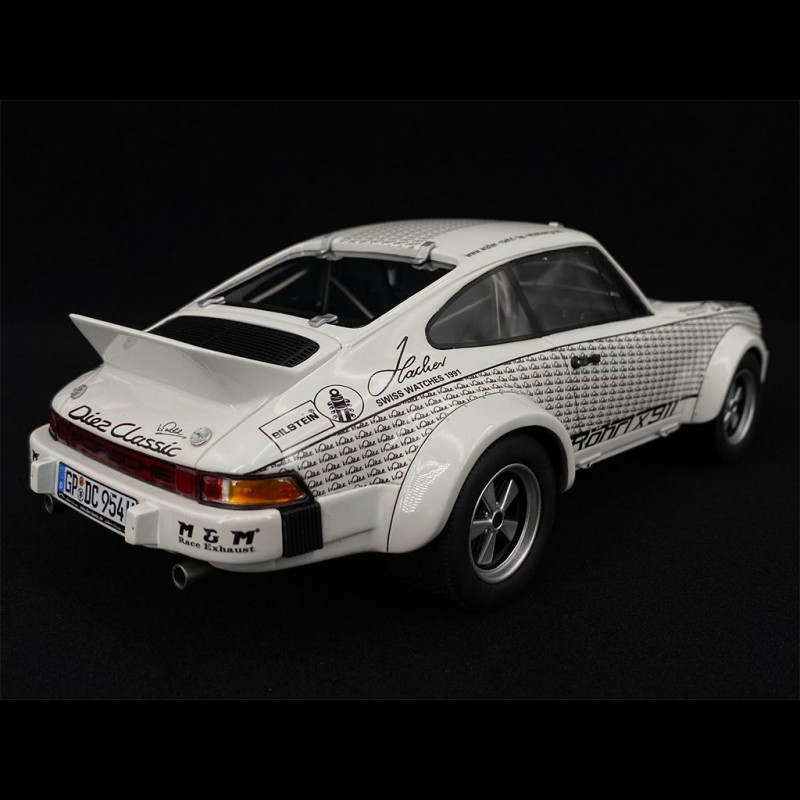 Porsche 911 Walter Röhrl x 911 Diez Classic with figurine 1/18