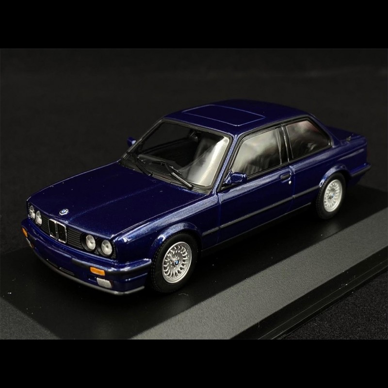 BMW 3-Series (E30) 1989 Blue Metallic Maxichamps 940024001