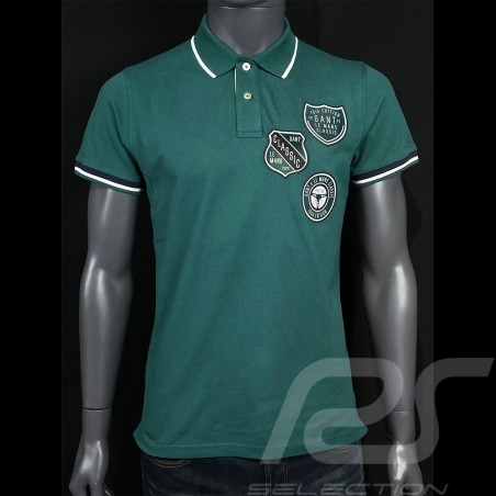 Polo Gant Le Mans Classic 2020 Vert océan 2052035-339 - homme