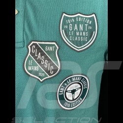 Polo Gant Le Mans Classic 2020 Vert océan 2052035-339 - homme