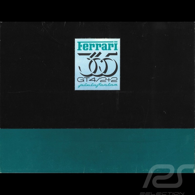 Ferrari Brochure 365 GT4 / 2+2 1973 in Italian English French ﻿N88/73