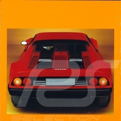 Brochure Ferrari BB 512 1980 en Italien Anglais Français ﻿5M/11/80