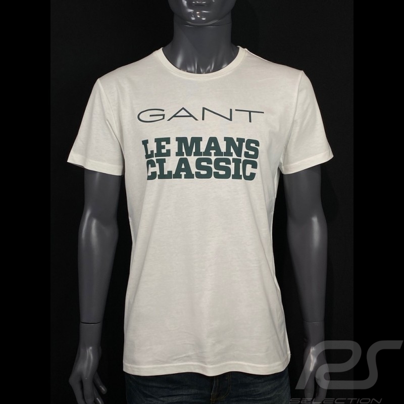 T-Shirt Gant Le Mans Classic Blanc cassé 2053011-113 - homme