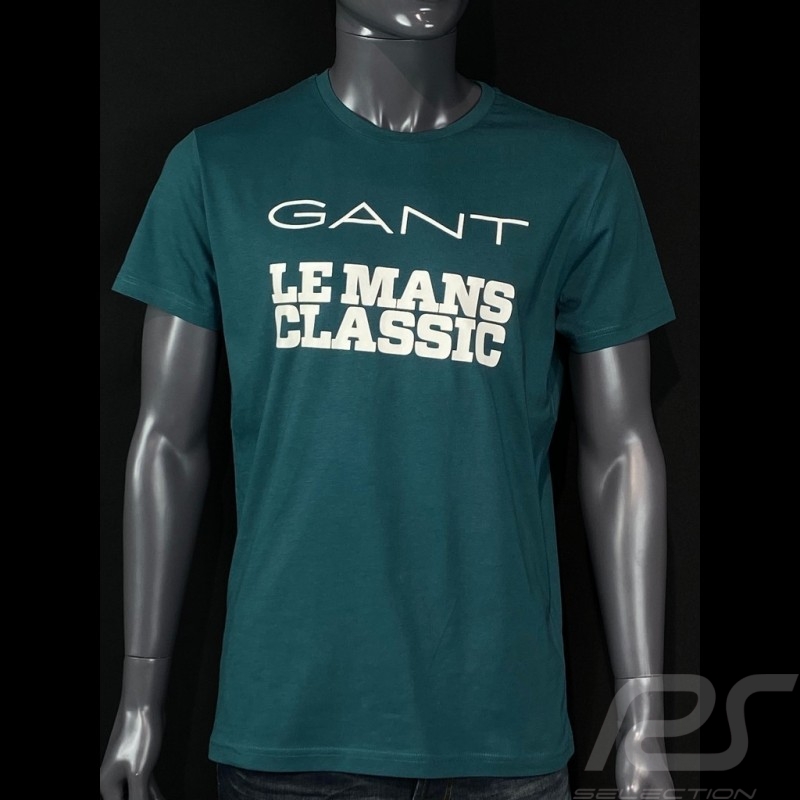 T-Shirt Gant Le Mans Classic Vert océan 2053011-339 - homme