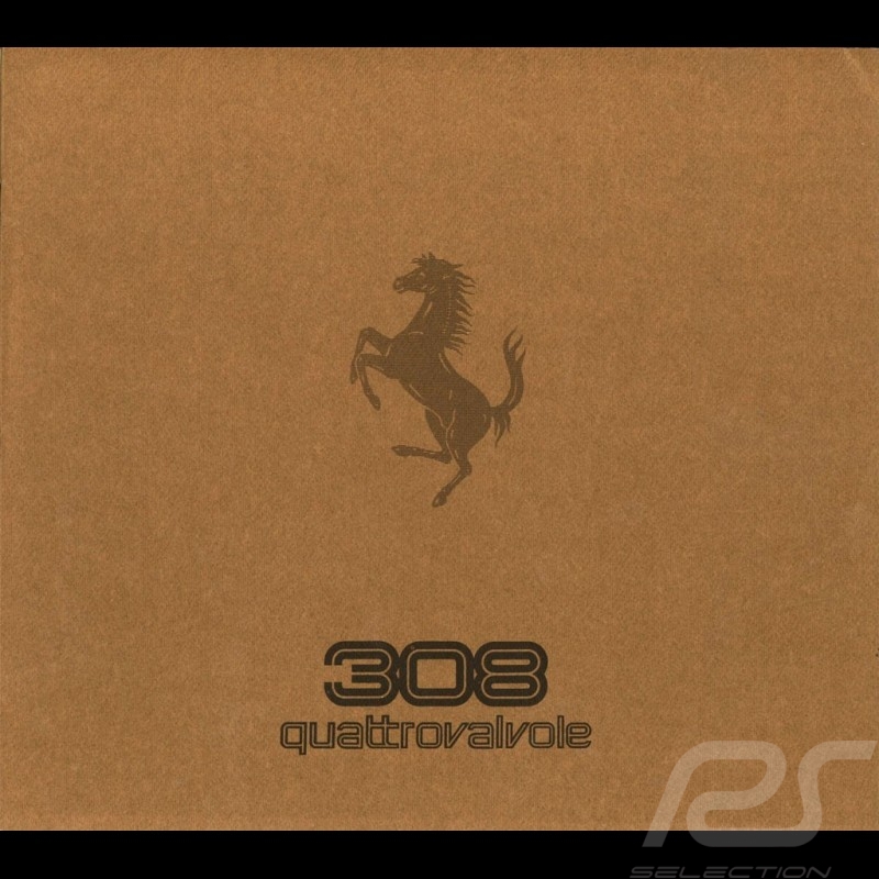 Ferrari Broschüre 308 quattrovalvole 1983 in Italienisch Englisch Französisch ﻿Deutsch N258/83