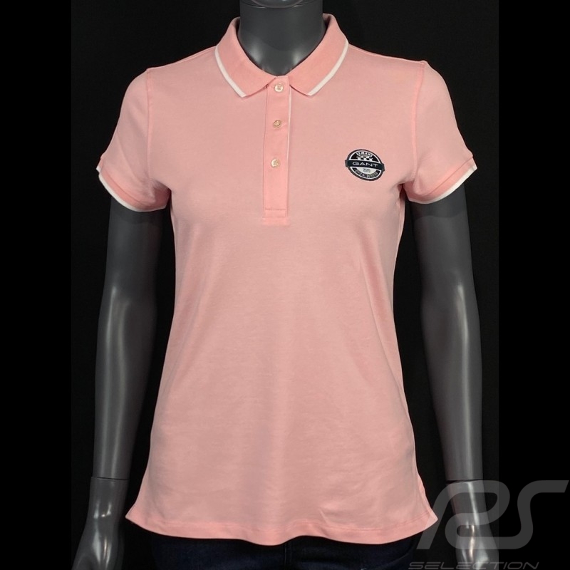Poloshirt Gant Le Mans Classic 2020 Rosa 4201215-614 - Damen