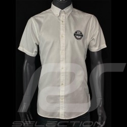 Chemise shirt hemd Gant Le Mans Classic 2020 Blanc white weiß 3026230-110 - homme
