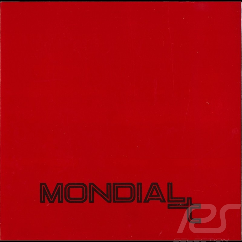 Ferrari Broschüre Mondial T 12/1989 in Italien Englisch Französisch ﻿Deitsch 9M/12/89