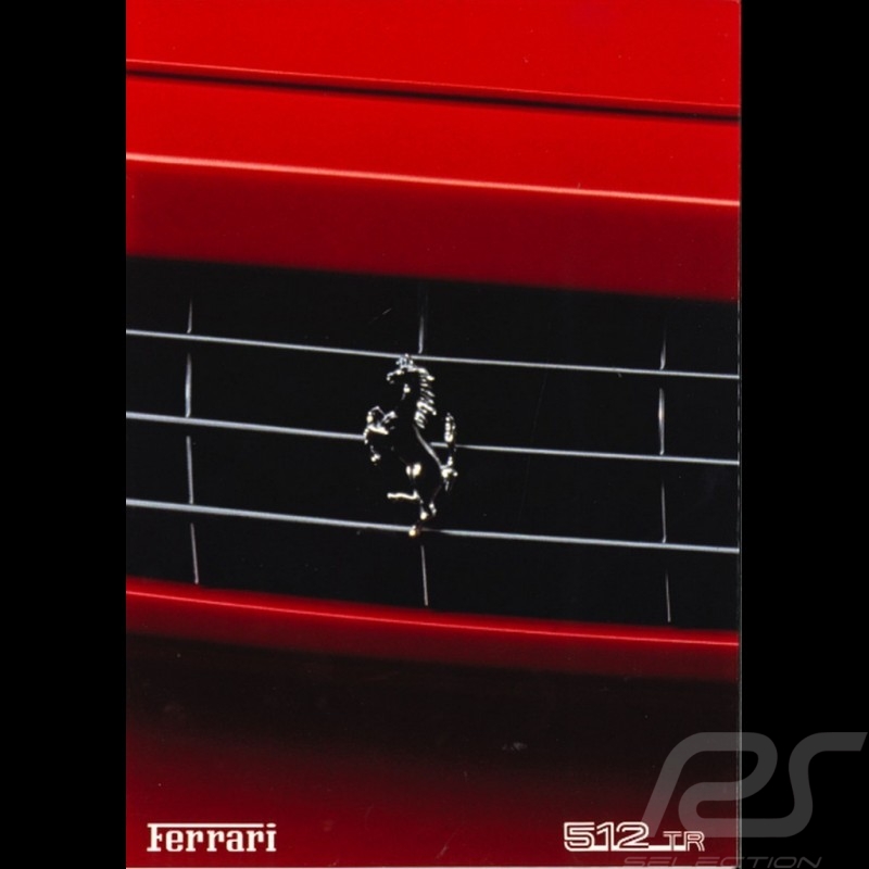 Ferrari Broschüre 512 TR 1994 in Italien Englisch Französisch ﻿Deitsch 5M/01/94