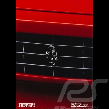 Brochure Ferrari 512 TR 1994 in Italian English French German ﻿5M/01/94