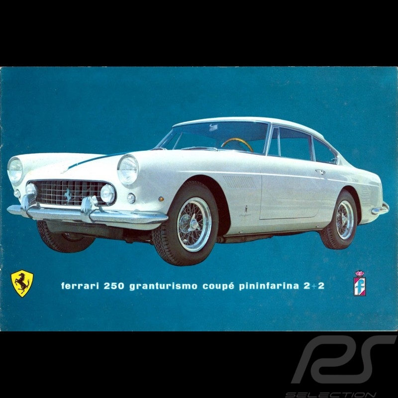 Ferrari Broschüre 250 granturismo coupé pininfarina 2+2 1961 in Französisch