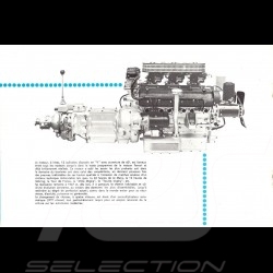 Brochure Ferrari 250 granturismo coupé pininfarina 2+2 1961 en Français