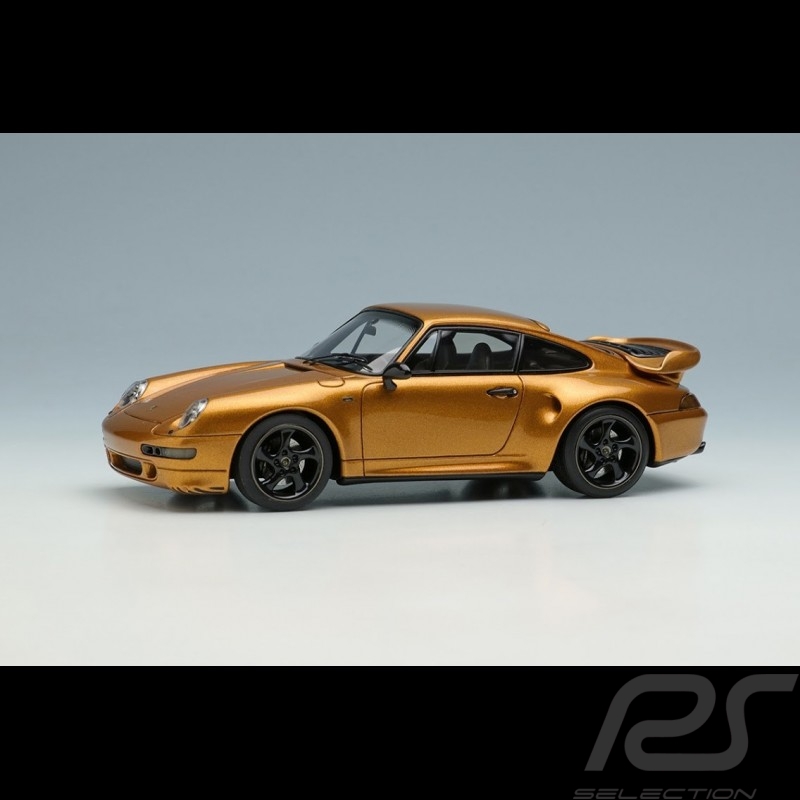 Porsche 911 Turbo S Type 993 Classic Series " Project Gold " 2018 1/43 Make Up Vision VM217