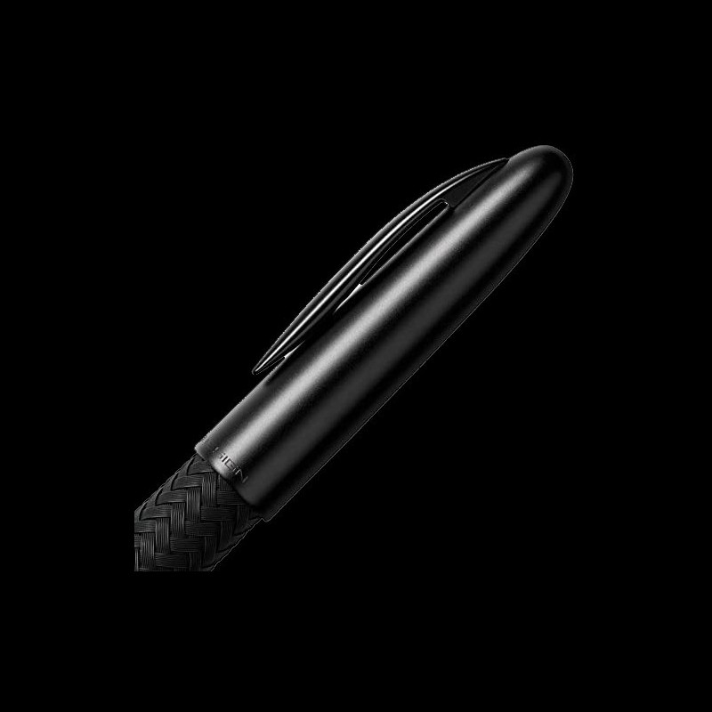 Stylo Plume Porsche Design P 3105 Pure Black Traveller | Plume En Or Massif 18 Carats - Occasion